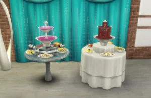 Luxury Party Buffet and Fountain